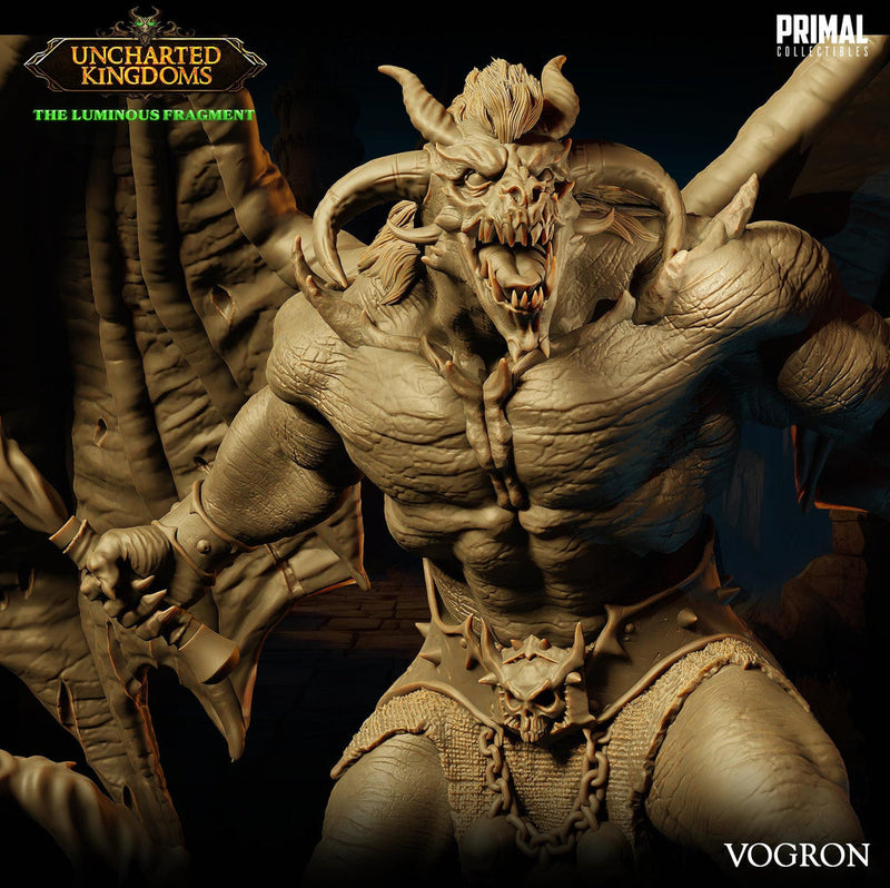 Huge Fiend Balor, Greater Demon (4 sizes ) Mini | 28/32mm Scales 40mm, 50mm, 65mm, 75mm BASE Sizes | D&D 5e Nine Hells Dungeons and Dragons - Only-Games