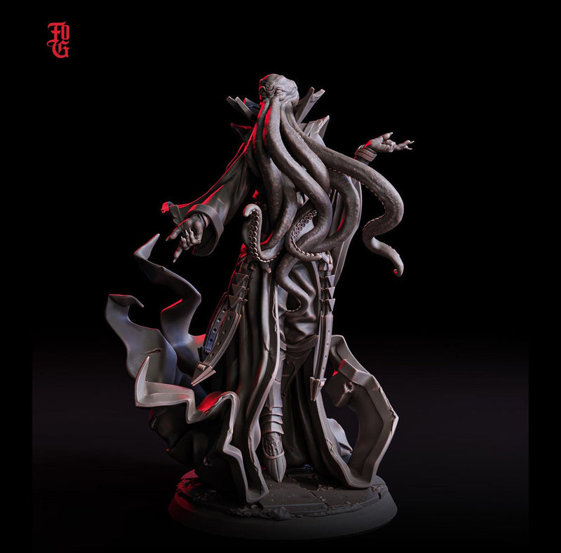 Mind Flayer, Illithid  Overseer mini | 28mm,32mm,54mm,75mm,100mm Scales | Dungeons & Dragons | Pathfinder DnD 5e | Mindflayers | Mindflayer - Only-Games