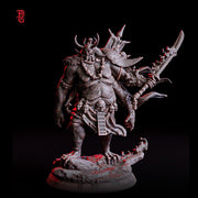 Oni Demon Fiend ( 5 sizes ) | 28mm,32mm,54mm,75mm,100mm Scale  - Boss Monster Mini - Minis - D&D 5e - Pathfinder Figurine | Flesh of Gods - Only-Games