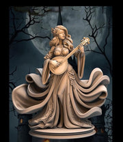 Human Female Bard, Rogue Arcane Trickster, Thief PC NPC Miniature NSFW Topless versions | 28mm,32mm,54mm,75mm,100mm Scales |DnD 5e - Only-Games