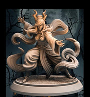 Tiefling Female Monk, Sorcerer PC NPC Miniature NSFW Topless versions | 28mm,32mm,54mm,75mm,100mm Scales |DnD 5e - Only-Games