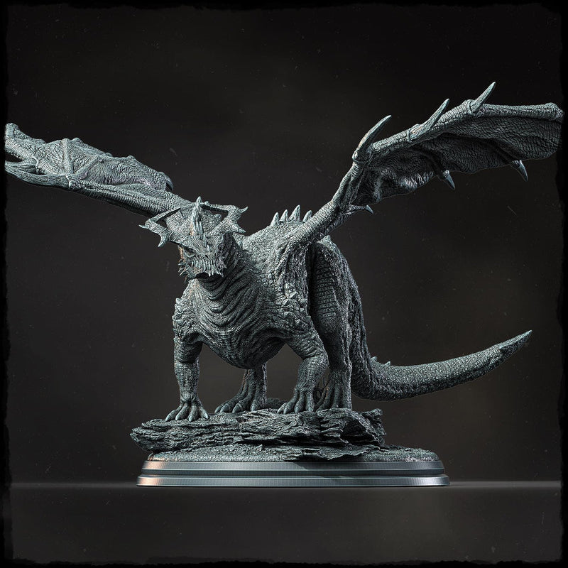 Chromatic Dragon (4 sizes) D&D  Unpainted Miniature |  250mm Long, 250mm Wing Span | Resin Dragon Statue | Figurine  Dungeons and Dragons 5e - Only-Games
