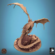 Chromatic Black Dragon (4 sizes) D&D Miniature | 200mm Wing Span, 183mm Height | Resin Figure Dungeons and Dragons 5e Pathfinder |Great gift - Only-Games