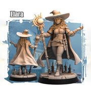 Human Female Wizard, Warlock, Sorcerer PC NPC | 28mm, 32mm,54mm, 75mm, 100mm Scale Resin Miniature | Dungeons and Dragons | - Only-Games