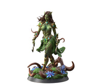 Female Fey Druid Circle of Land with Dual Scimitars NSFW, Warlock | 28mm, 32mm,54mm,75mm, 100mm Scales | Dungeons & Dragons  5E | DM Stash - Only-Games