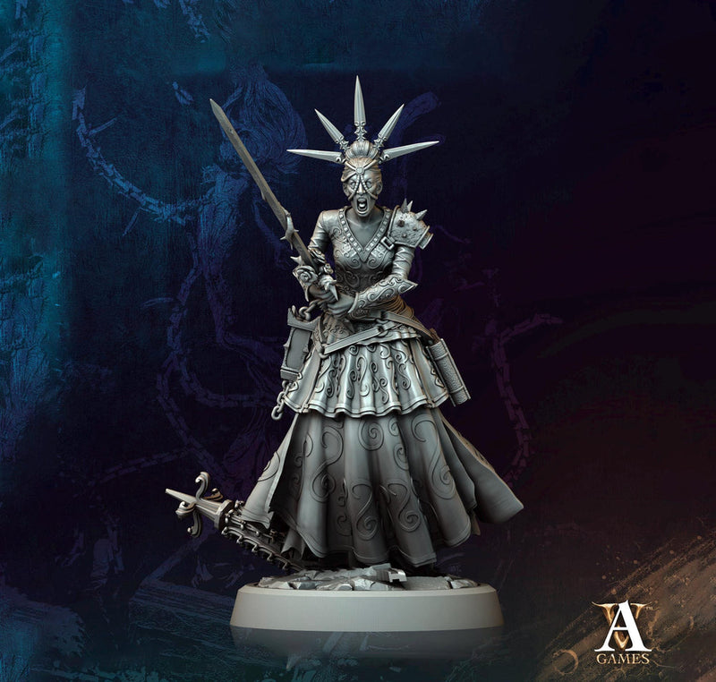Hag, Witch, Sorcerer, Warlock, Undead, Necromancer | 28mm,32mm,54mm,75mm,100mm Scales| Dungeons and Dragons | Pathfinder | Archvillain Games - Only-Games