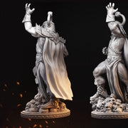 Warlock, Sorcerer, Wizard Undead Lich PC NPC Miniature | 28mm,32mm,54mm,75mm,100mm Scales | Dungeons & Dragons | Pathfinder | Battle Wizard - Only-Games