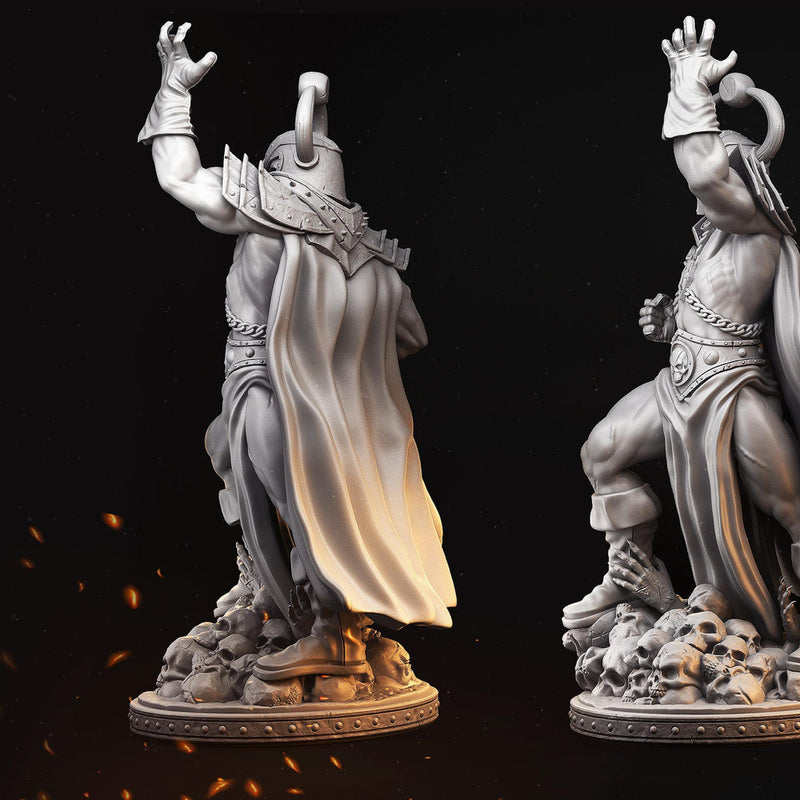 Warlock, Sorcerer, Wizard Undead Lich PC NPC Miniature | 28mm,32mm,54mm,75mm,100mm Scales | Dungeons & Dragons | Pathfinder | Battle Wizard - Only-Games
