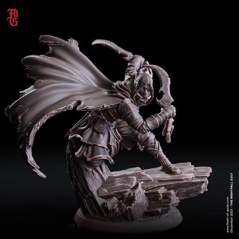Rogue, Assassin, Gloom Stalker Ranger | Monster Slayer Ranger, Hexblade | 28mm,32mm,54mm,75mm,100mm Scale | Figurine D&D 5e | Flesh of Gods - Only-Games