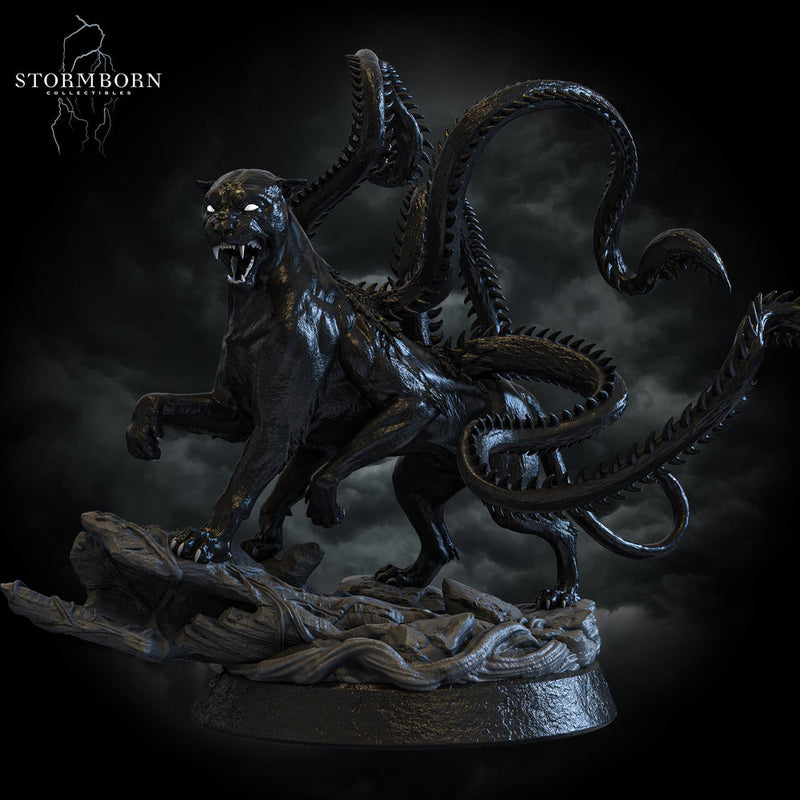 Displacer Beast, Phase Panther | Scales 28mm,32mm,54mm, 75mm | Megaboss | Dungeons and Dragons | Pathfinder | - Only-Games