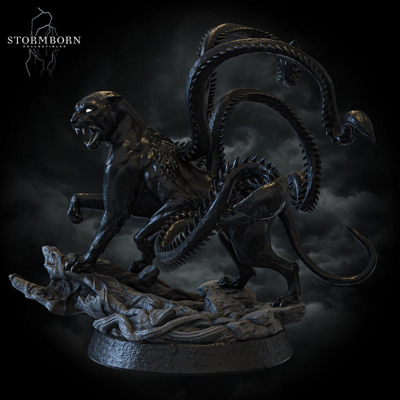 Displacer Beast, Phase Panther | Scales 28mm,32mm,54mm, 75mm | Megaboss | Dungeons and Dragons | Pathfinder | - Only-Games