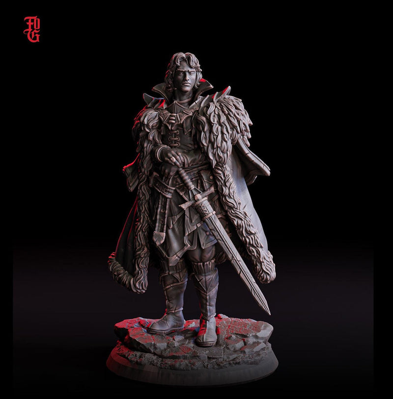 Ranger, Fighter Eldritch Knight  PC / NPC  | 28mm, 32mm,54mm75mm,100mm Scales | Mini -D&D 5e Pathfinder Figurine | Flesh of Gods - Only-Games