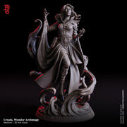 Female Human Sorcerer, Wizard, Psion, Swashbuckler PC NPC | 28mm, 32mm,54mm, 75mm,100mm Scale Resin Mini |Dungeons and Dragons|Flesh of Gods - Only-Games