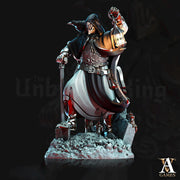 Human Fighter, Eldritch Knight, Hexblade Warlock, Witch Hunter, Monster Slayer Ranger | 28mm,32mm,54mm,75mm,100mm Scale | Figure mini D&D 5e - Only-Games