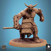 Orc Fighter Barbarian Battle Hammer, Half-Orc | Unpainted Scales: 28mm,32mm ,,54mm,75mm,100mm  Megaboss | Dungeons & Dragons 5e |Pathfinder - Only-Games