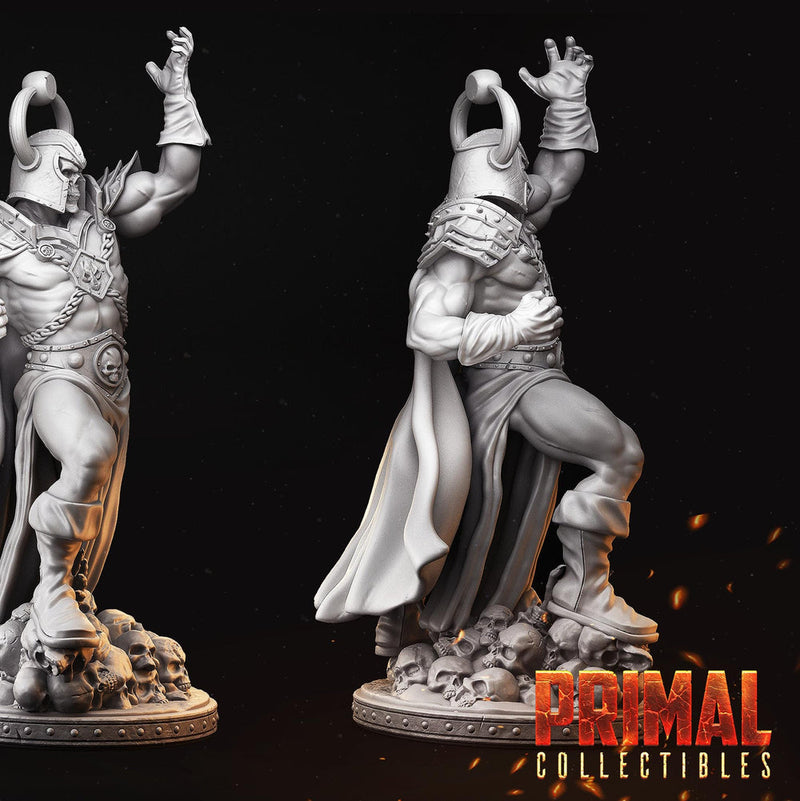 Warlock, Sorcerer, Wizard Undead Lich PC NPC Miniature | 28mm,32mm,54mm,75mm,100mm Scales | Dungeons & Dragons | Pathfinder | Battle Wizard - Only-Games