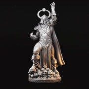 Warlock, Sorcerer, Wizard Undead Lich PC NPC Miniature | 28mm,32mm,54mm,75mm,100mm Scales | Dungeons & Dragons | Pathfinder | Battle Wizard - Only-Games