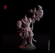 Orc Fighter Monk Barbarian Great Battle Axes D&D 5e | Scales: 28mm, 32mm ,54mm, 75mm,100mm  Megaboss | Dungeons and Dragons | Pathfinder - Only-Games