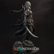 Human Female Rogue, Assassin, also No Mask PC / NPC DnD, Unpainted | 6 Sizes/Scales - Only-Games