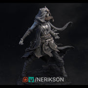 Female Tiefling Wild Magic Sorcerer UNPAIINTED Miniature | 28mm, 32mm,54mm,75mm,100mm,140mm Scales | Dungeons & Dragons 5E | NERIKSON - Only-Games