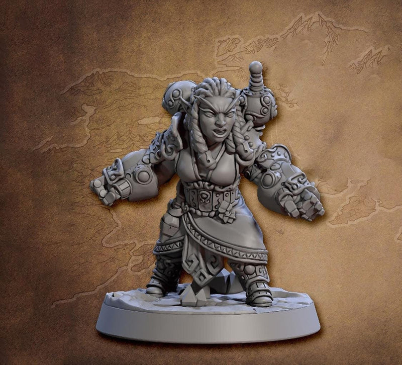 Halfling Gnome Artificer PC NPC DnD 5e | Resin Miniature | Dungeons & Dragons | 28mm,32mm.54mm,75mm Scales | Pathfinder |Artisan Guild - Only-Games