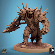 Orc Fighter Barbarian Battle Axe, Half-Orc | Scales: 28mm,32mm ,,54mm,75mm,100mm  Megaboss | Dungeons & Dragons 5e |Pathfinder - Only-Games