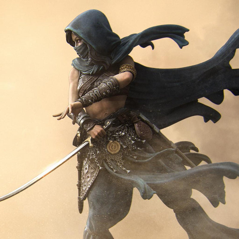 Female Human Rogue Assassin PC / NPC Unpainted Miniature | 28mm, 32mm,54mm,75mm, 100mm Scales | Dungeons and Dragons Pathfinder | NERIKSON - Only-Games