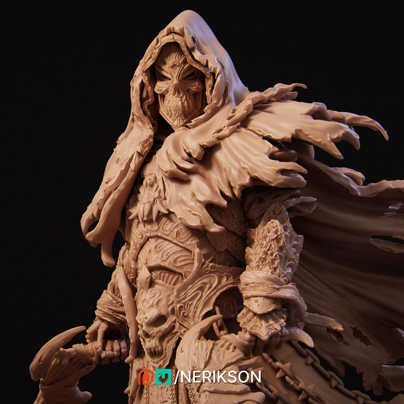 Wraith Incorporeal Undead Lich Monster Unpainted Miniature | 28mm, 32mm, 54mm,75mm, 100mm Scales | Dungeons & Dragons Pathfinder | NERIKSON - Only-Games