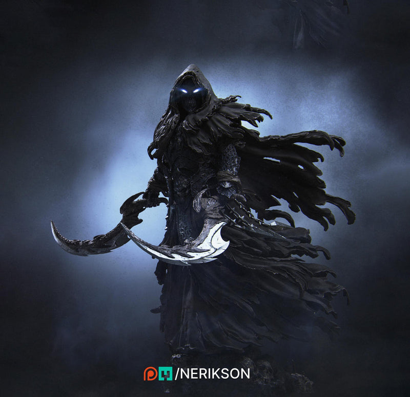 Wraith Incorporeal Undead Lich Monster Unpainted Miniature | 28mm, 32mm, 54mm,75mm, 100mm Scales | Dungeons & Dragons Pathfinder | NERIKSON - Only-Games