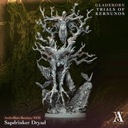 Sap Drinker Dryad, Fey Monster | Large size 50mm Base 140mm tall to top| Mini D&D 5e Pathfinder Figurine | Archvillain Games - Only-Games