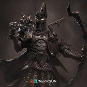 Death Knight Sharpshooter Undead Monster Unpainted Miniature | 28mm,32mm,54mm,75mm, 100mm, 140mm Scales | D&D 5E Pathfinder | NERIKSON - Only-Games