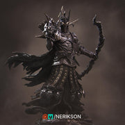 Death Knight Sharpshooter Undead Monster Unpainted Miniature | 28mm,32mm,54mm,75mm, 100mm, 140mm Scales | D&D 5E Pathfinder | NERIKSON - Only-Games