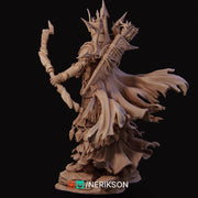Death Knight Sharpshooter Undead Monster Unpainted Miniature | 28mm,32mm,54mm,75mm, 100mm, 140mm Scales | D&D 5E Pathfinder | NERIKSON - Only-Games