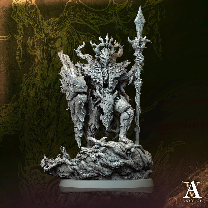 Sylvan Fey Forest Guard (5 sizes) Unpainted Miniature | 28mm,32mm, 54mm,75mm,100 Scales | Dungeons & Dragons |Pathfinder | Archvillain games - Only-Games