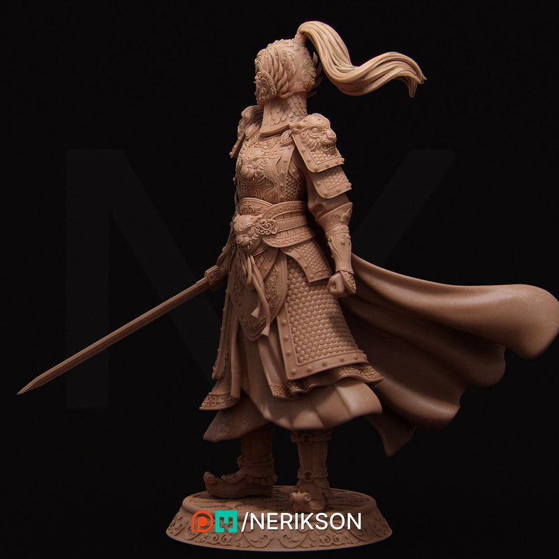 Human Female Fighter Battlemaster,Paladin, also Helmet PC / NPC Unpainted D&D 5e | 28mm,32mm,54mm,75mm,100mm,140mm | Pathfinder|NERIKSON - Only-Games