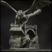 Chromatic Dragon (4 sizes) D&D  Miniature |  220mm Long, 230mm Wing Span | Resin Dragon Statue | Figurine | Dungeons and Dragons 5e - Only-Games