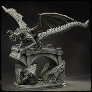 Chromatic Dragon (4 sizes) D&D  Miniature |  220mm Long, 230mm Wing Span | Resin Dragon Statue | Figurine | Dungeons and Dragons 5e - Only-Games
