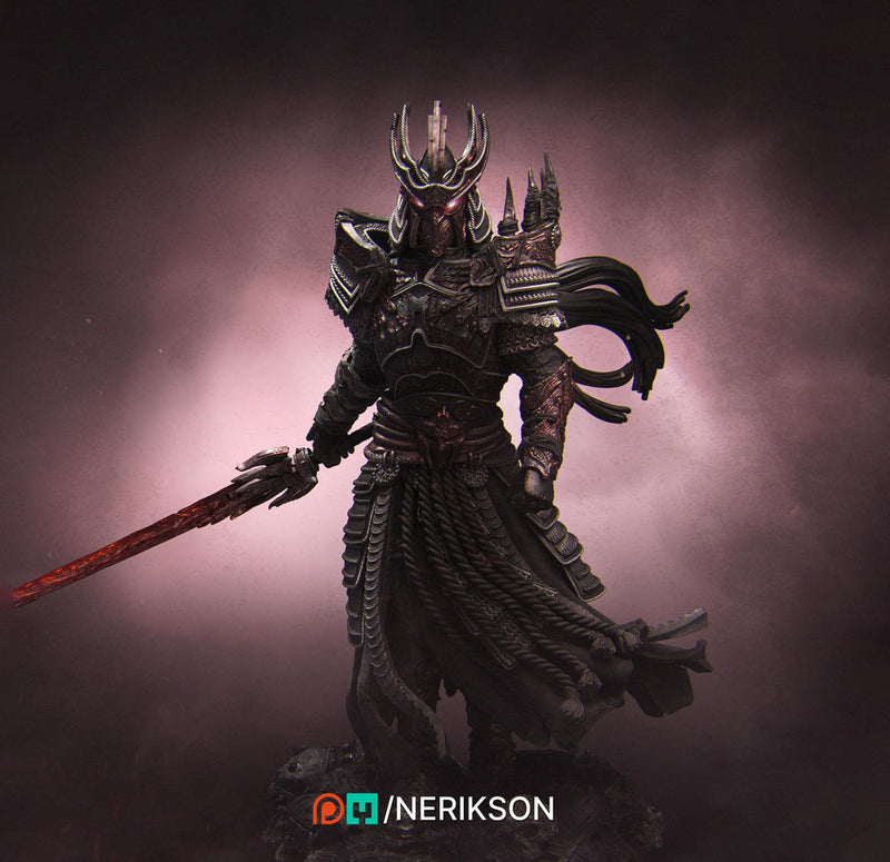 Death Knight Undead Lich Monster Unpainted Miniature | 28mm, 32mm, 54mm,75mm, 100mm Scales | Dungeons & Dragons Pathfinder | NERIKSON - Only-Games