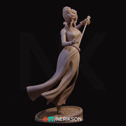 Female Fighter Swashbuckler Duelist PC / NPC Unpainted Mini | 28mm,32mm,54mm,75mm,100mm,140mm Scales | D&D 5s Pathfinder | NERIKSON - Only-Games