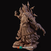 Death Knight Sharpshooter Undead Monster Unpainted Miniature | 28mm,32mm,54mm,75mm, 100mm, 140mm Scales | D&D 5E Pathfinder | NERIKSON - Only-Games