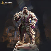 Human Artificer Armorer Mechanical Fists  PC/ NPC Mini | 28mm,32mm,54mm,75mm,100mm Scale | Dungeons and Dragons 5e  | Pathfinder | DM Stash - Only-Games