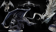 Legendary Chromatic Black Dragon (4 sizes) D&D Miniature | 310mm Wing Span,170mm Height | Resin Figurine |Dungeons and Dragons 5e Pathfinder - Only-Games