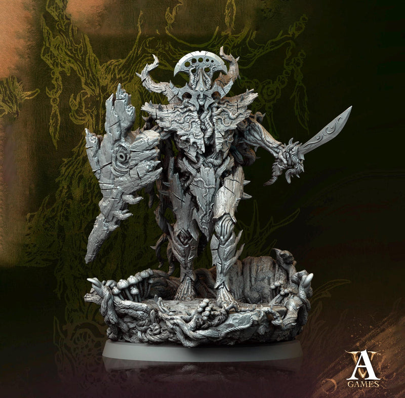 Sylvan Fey Forest Guard (5 sizes) Unpainted Miniature | 28mm,32mm, 54mm,75mm,100 Scales | Dungeons & Dragons |Pathfinder | Archvillain games - Only-Games
