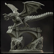 Chromatic Dragon (4 sizes) D&D  Miniature |  220mm Long, 230mm Wing Span | Resin Dragon Statue | Figurine | Dungeons and Dragons 5e - Only-Games