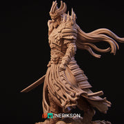 Death Knight Undead Lich Monster Unpainted Miniature | 28mm, 32mm, 54mm,75mm, 100mm Scales | Dungeons & Dragons Pathfinder | NERIKSON - Only-Games