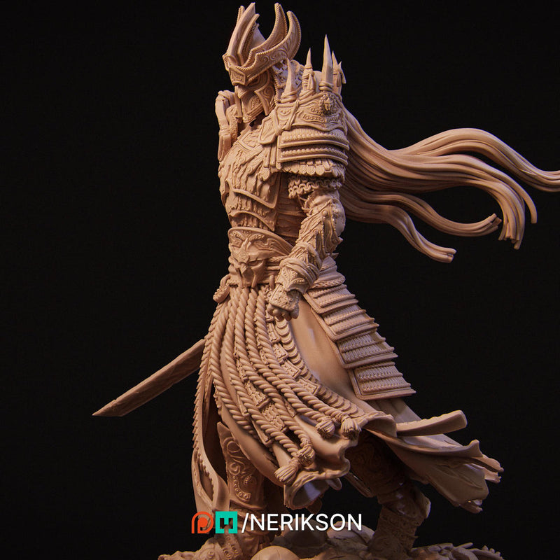 Death Knight Undead Lich Monster Unpainted Miniature | 28mm, 32mm, 54mm,75mm, 100mm Scales | Dungeons & Dragons Pathfinder | NERIKSON - Only-Games