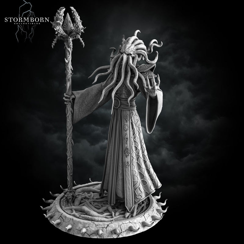 Mind Flayer, Illithid  Overseer mini | 28mm,32mm,54mm,75mm,100mm Scales | Dungeons & Dragons | Pathfinder DnD 5e | Mindflayers | Mindflayer - Only-Games