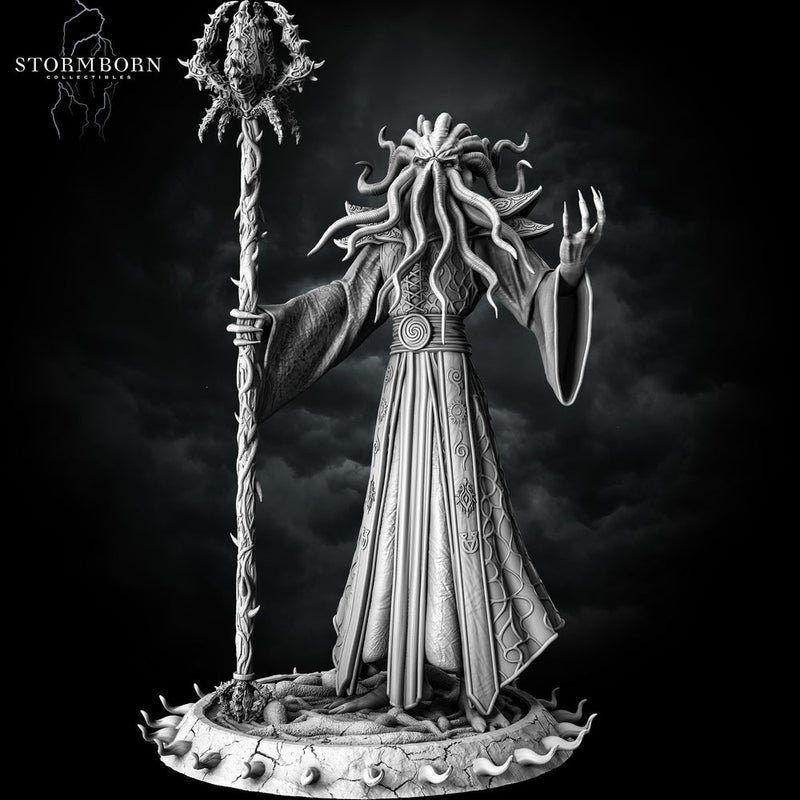 Mind Flayer, Illithid  Overseer mini | 28mm,32mm,54mm,75mm,100mm Scales | Dungeons & Dragons | Pathfinder DnD 5e | Mindflayers | Mindflayer - Only-Games