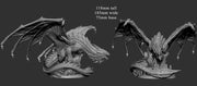 Legendary Chromatic White Dragon (4 sizes) D&D Unpainted Miniature | 231mm Wing Span | Resin Figurine | Dungeons and Dragons 5e Pathfinder - Only-Games