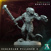 Sci-Fi Miniature Alien Shapers, Scaleclad Pillager | 28mm,32mm, 54mm, 75mm,100mm Scales | Resin Mini | Archvillain Games - Only-Games